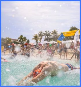 swimmer for race for the conch 